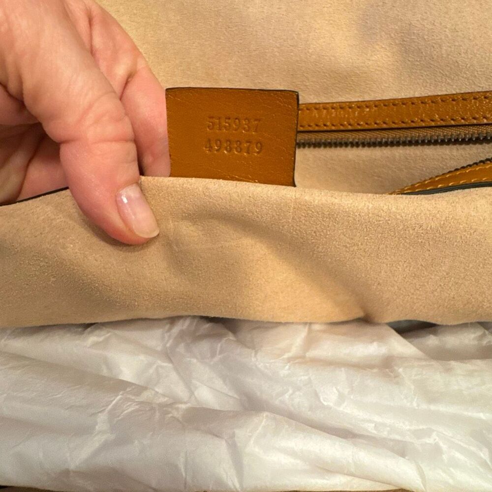 Gucci ReBelle Orange Leather Satchel Bag - Picture 12 of 14